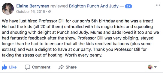 punch and judy show in brighton